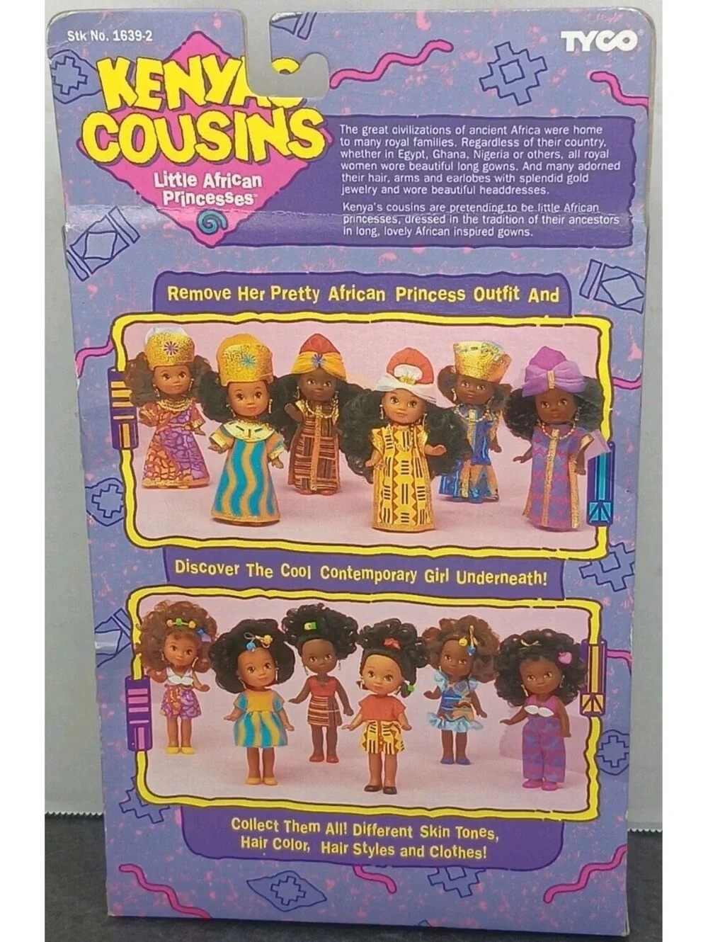 Vtg Tyco Kenya's Cousins Little African Princess Baby Doll NEW 1994 SEALED 16392